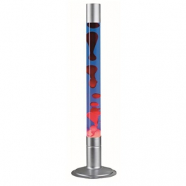 Lavaleuchte HIGHTOWER Blau - Rot aus Glas inkl. Leuchtmittel - 1
