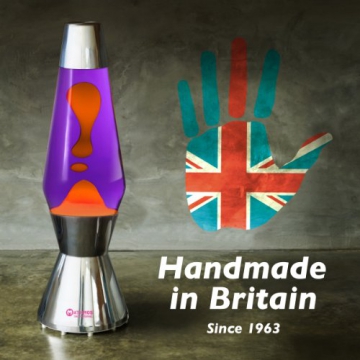 Mathmos Astro Lavalampe Das Original - Violett/Orange - 5