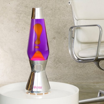 Mathmos Astro Lavalampe Das Original - Violett/Orange - 7