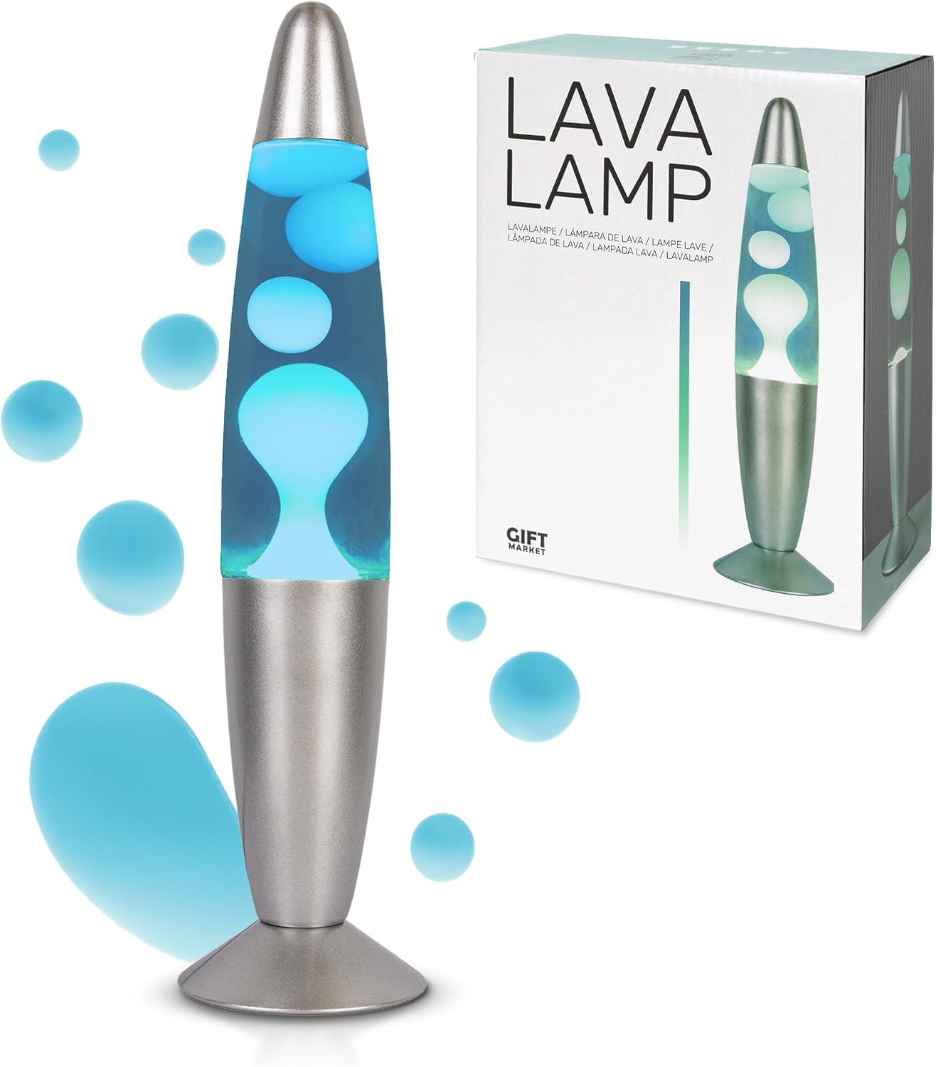 blaue Lavalampe