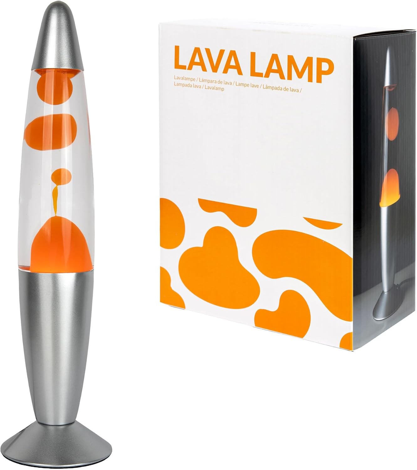 orange Lavalampe
